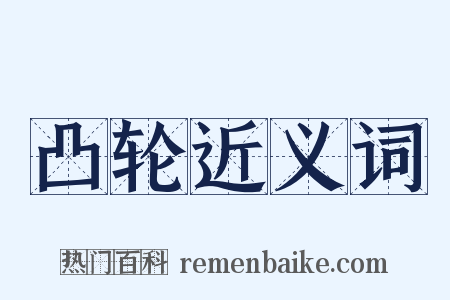 凸轮近义词是什么意思的图片
